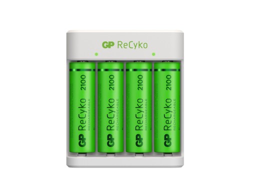 EMOS Ładowarka akumulatorowa GP Eco E411 + 4× AA 2100 + 4× AAA 800 B51418