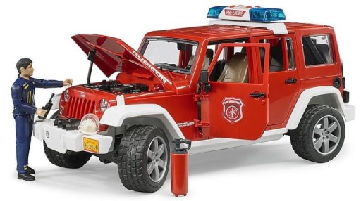 BRUDER Jeep Wrangler Пожарная команда с модулем