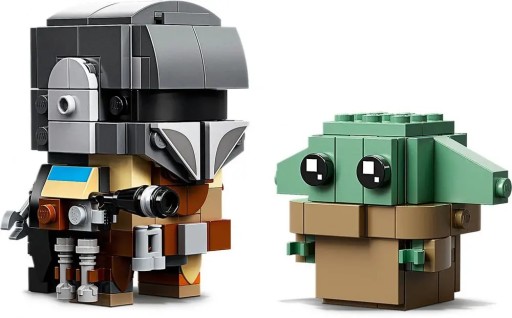 LEGO BrickHeadz 75317 Подарок ребенку «Мандалорец и Звездные войны» БЫСТРО!