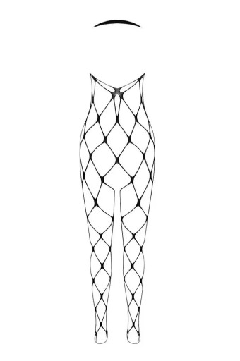 Bodystocking - bielizna erotyczna BS091 black - czarny PASSION one size