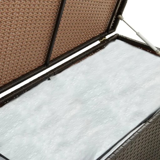 vidaXL Garden Box Поли Ротанг 200 x 50 x 60 см Коричневый