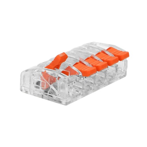 Быстроразъёмный соединитель для многожильного провода типа SIDL 5x4, 10 шт.