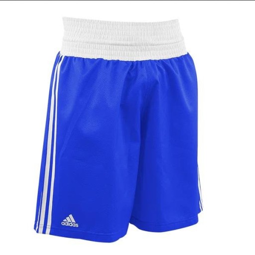 Боксерские шорты Adidas AIBA темно-синие/белые — размер: XL