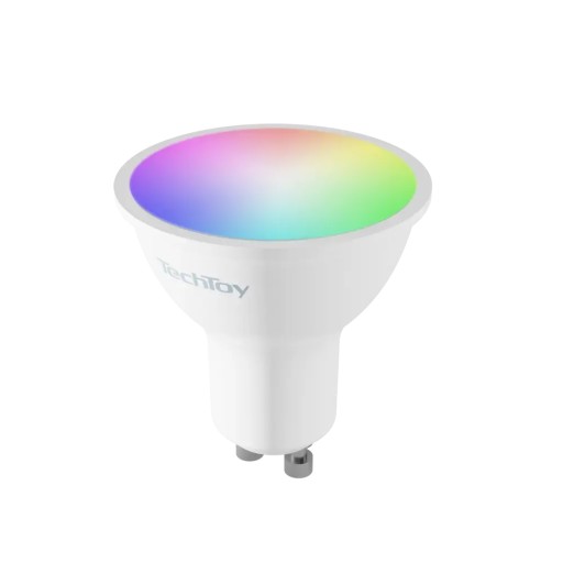 TechToy Smart RGB Лампа 4,7 Вт GU10 Zigbee 3 шт. TSL-LIG-GU10ZB-3PC