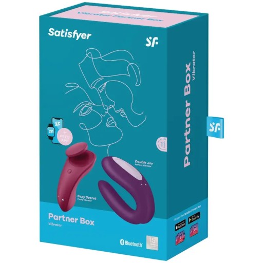 Satisfyer «Partnerbox 1», вкл. игрушки, аккумулятор, водонепроницаемый