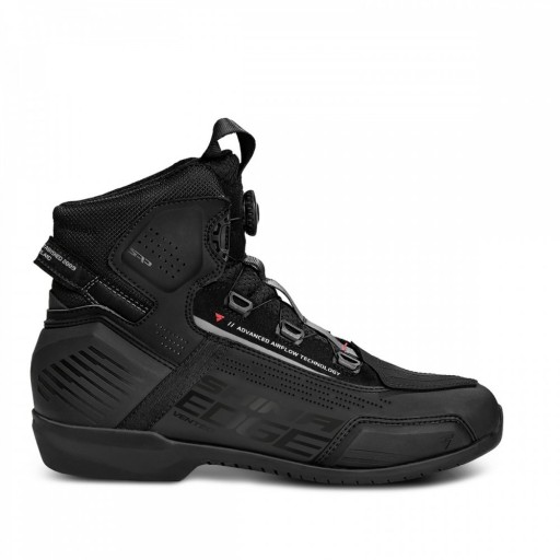 SHIMA EDGE VENT MEN BLACK Мотоциклетные короткие ботинки для лета GRATIS