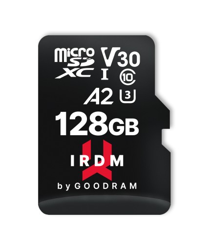 Карта памяти microSD IRDM 128 ГБ UHS-I U3 A2+