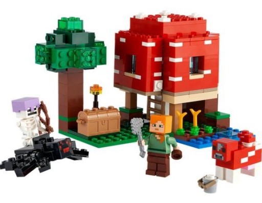 LEGO 21179 Minecraft Dom w grzybie