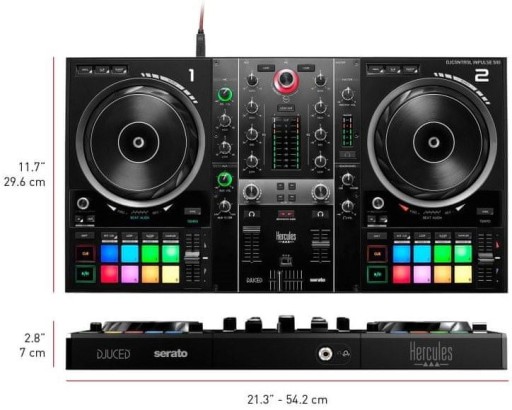 Hercules DJControl Inpulse 500 — 2-канальный DJ-контроллер