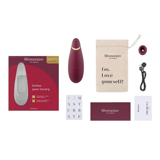 Бесконтактный массажер клитора Womanizer Premium 2