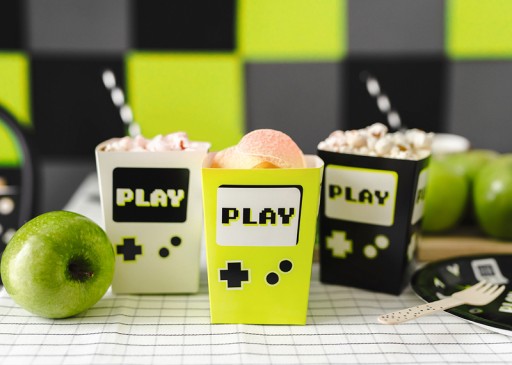 Коробки для попкорна 6 шт. GAMER PARTY GAMER'S BIRTHDAY