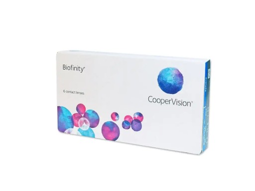 Линзы Biofinity 6 шт мощность -2,25 ВС 8,6.