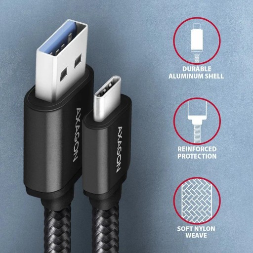 BUCM3-AM20AB Kabel USB-C - USB-A 3.2 Gen 1, 2m,,,,