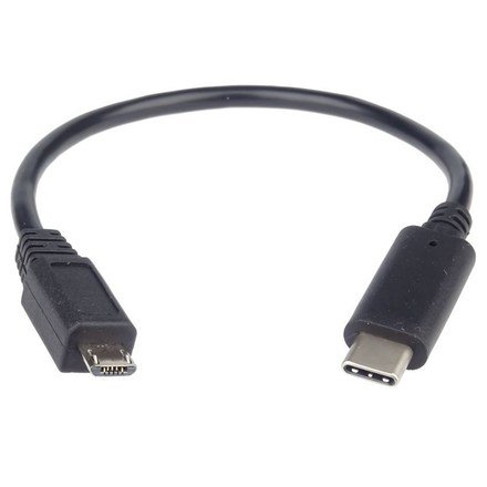 КАБЕЛЬНЫЙ АДАПТЕР MICRO USB-USB C TYPE-C 0,2 м