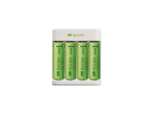EMOS Ładowarka akumulatorowa GP Eco E411 + 4× AA 2100 + 4× AAA 800 B51418