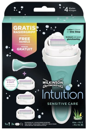 РУЧКА ДЛЯ МАШИНЫ WILKINSON INTUITION + 3 КАРТРИДЖА