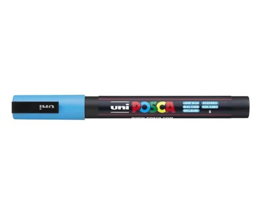 PC-3M JASNO-NIEBIESKI MARKER POSCA UNI
