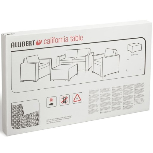 KETER CALIFORNIA GARDEN TABLE ротанг графит