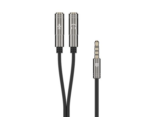 4-КОНТАКТНЫЙ АДАПТЕР MINI JACK 3.5 ДЛЯ СМАРТ-НОУТБУКА PS4