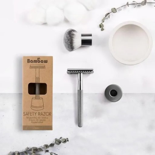 Bambow, бритва многоразовая, СЕРЕБРО.