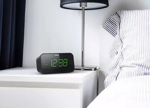 РАДИО БУДИЛЬНИК ЧАСЫ БУДИЛЬНИК FM ЖК-дисплей PHILIPS LOUD LED