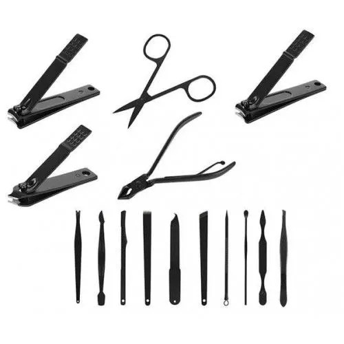 Комплект для ухода за ногтями Manicure Pedicure Toolbox 16 Элементы