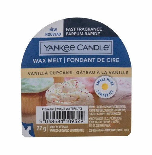 Yankee Candle VANILLA CUPCAKE воск
