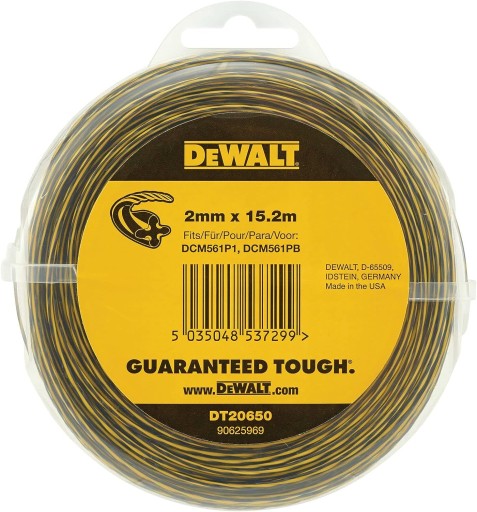 КАТУШКА ДЛЯ КОРОТКОЙ ЛЕСКИ DEWALT 2 мм 15 м DT20650-QZ