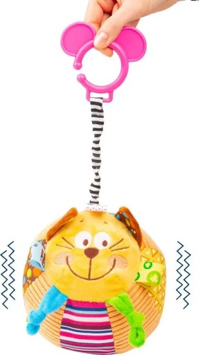 Плюшевый кулон-шарик Kitten Small Foot 0+