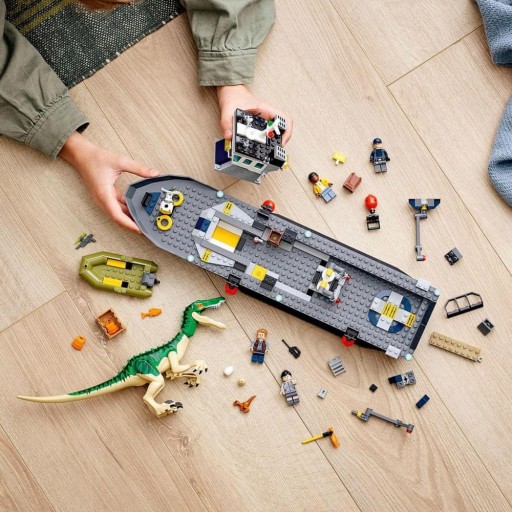 LEGO 76942 Мир Юрского периода — Барионикс и побег с лодки