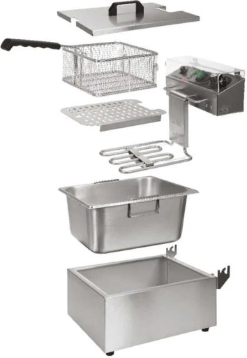 ДВОЙНАЯ ФРИТЮРНИЦА 2X6L 2X3KW YG-04622