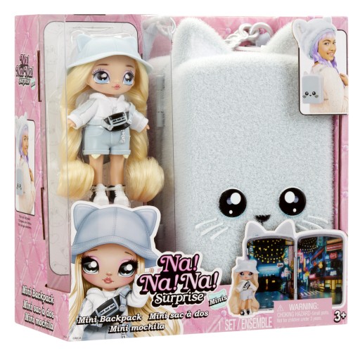 PLECAK Na! Na! Na! Surprise Mini Lalka Khloe Kitty Zestaw 592341