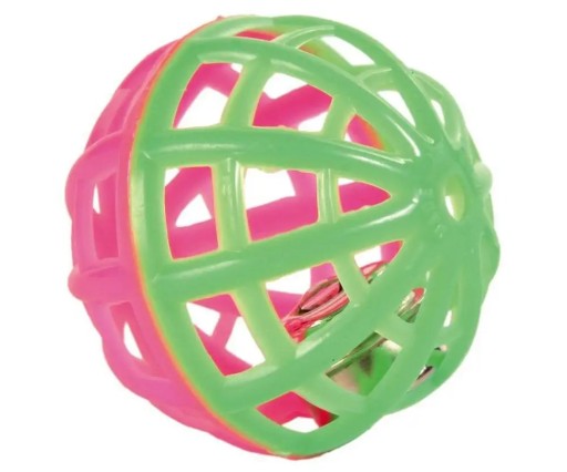 TRIXIE Balls игрушка для кошек мяч х 3 шт пенопласт с колокольчиком ажурный