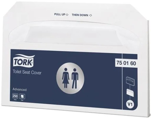 TORK 750160 V1 Чехлы на сиденья для унитаза 250 шт. 1/20 SP