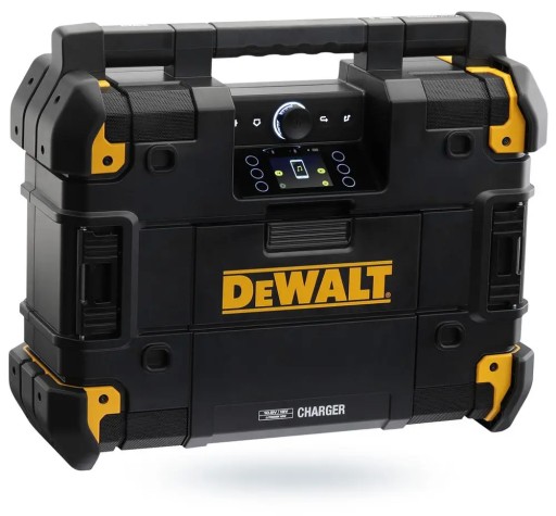 Радиостанция DeWalt для строительной площадки с зарядным устройством TSTAK DWST1-81078-QW