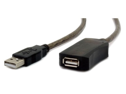 Удлинительный кабель USB 2.0 типа AM-AF, 10 м, активный