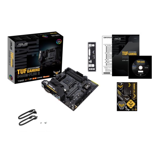 Материнская плата TUF B450M-PLUS II AM4 4DDR4 DVI/HDMI uATX