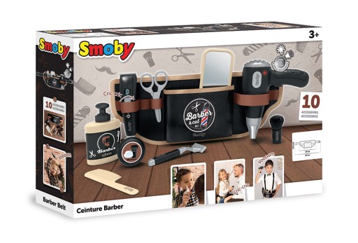 Ремень Smoby Barber Barber + 10 аксессуаров 320152