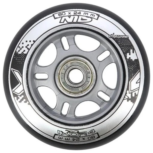 КОМПЛЕКТ РОЛИКОВ КОЛЕСА 76MM 82A ABEC-9 ПОДШИПНИКИ NILS