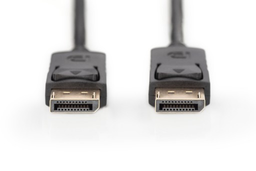Соединительный кабель DisplayPort 4K, 60 Гц UHD с защелками типа DP/DP M/M, черный