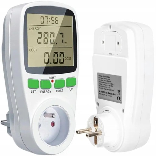 Watomierz Licznik Miernik Zużycia Prądu Energii Izoxis 16 A 3680 W