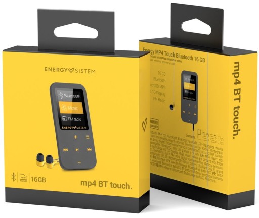 Energy Sistem MP4 Touch Bluetooth, янтарная Energy Sistem