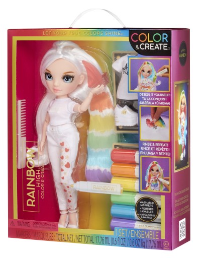 Lalka Mga Rainbow High Color & Create