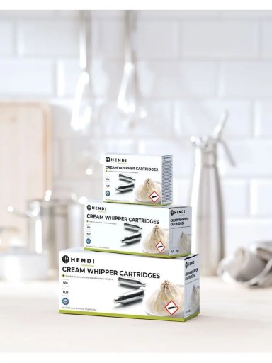 Картриджи для сифона для взбитых сливок, газ N2O, 24 шт.