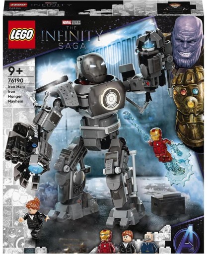 LEGO SUPER HEROES Железный Человек: Беспредел Железного Монгера 76190