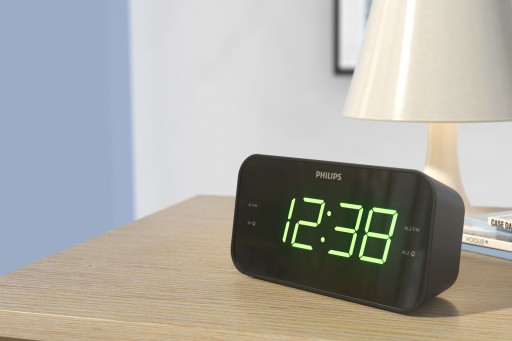 РАДИО БУДИЛЬНИК ЧАСЫ БУДИЛЬНИК FM ЖК-дисплей PHILIPS LOUD LED