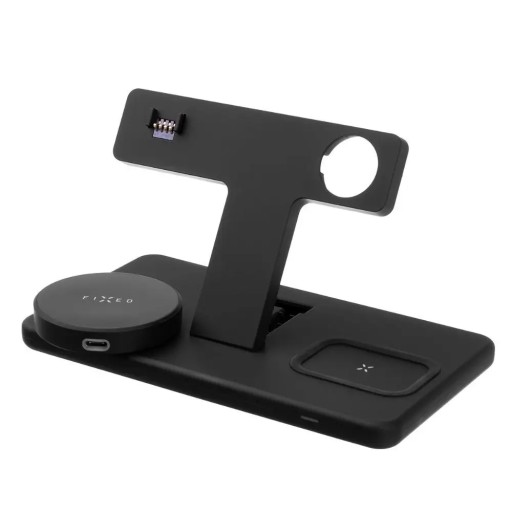Быстрое индуктивное зарядное устройство 3 в 1 с фиксированным Qi 15 Вт для MagSafe для iPhone 15/14/13