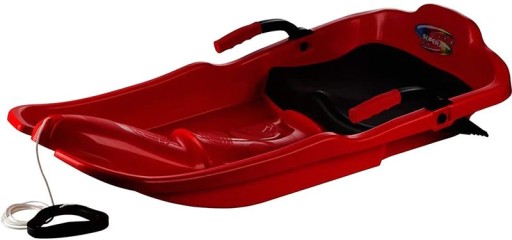 Plastikowy bob Superjet - czerwony