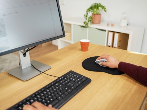 Bigfoot XL Gel, Black Mouse Pad