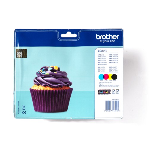 Чернила BROTHER LC-123 Cmyk
